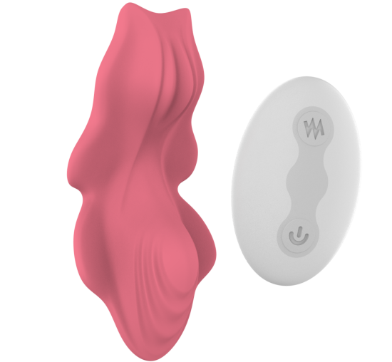 Kalhotkový vibrátor The Silent Wave s dálkovým ovládáním (8,7 cm)