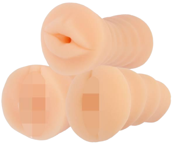 Masturbátory Three Sexy Girls – sada 3 pomůcek s vibrační patronou (13 cm)