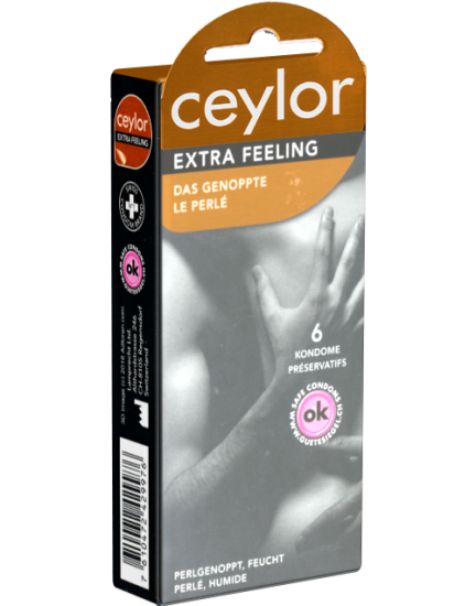 Ceylor Single: Extra Feeling, 6 dotted condoms
