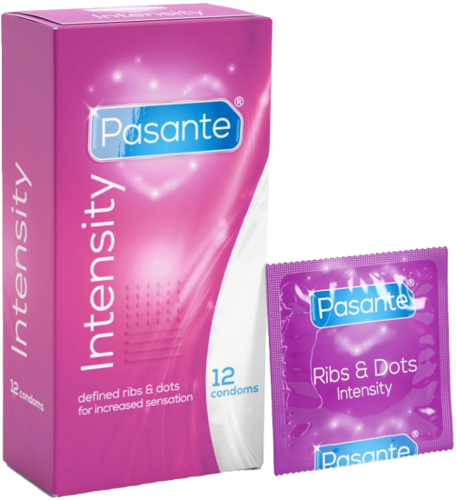 Pasante Ribs & Dots Intensity condoms 144pcs