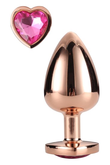 GLEAMING LOVE ROSE GOLD ANÁLNÍ KOLÍK MALÝ