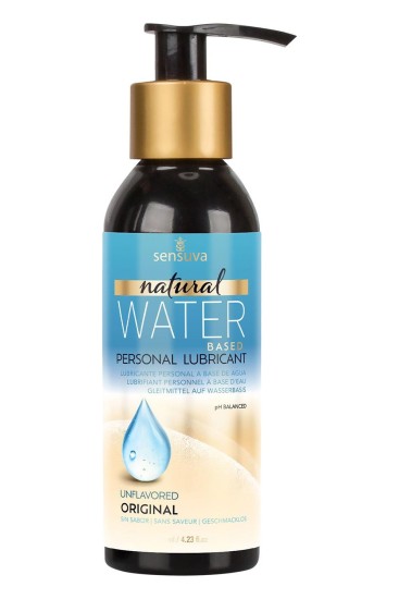 SENSUVA Přírodní lubrikant na vodní bázi, neochucený, 125 ml