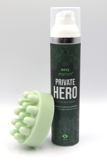 Sexy Elephant Private Hero – Deo Cream (100 ml) + dárek mýdlo