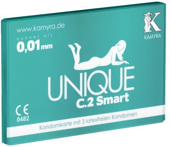 Kamyra Single: Unique C.2 Smart, 3 PRE-ERECTION condoms