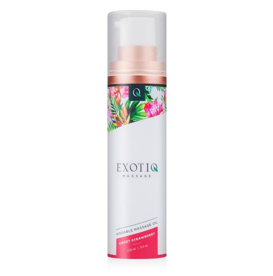EXOTIQ Masážní olej Sladká Jahoda - 100 ml