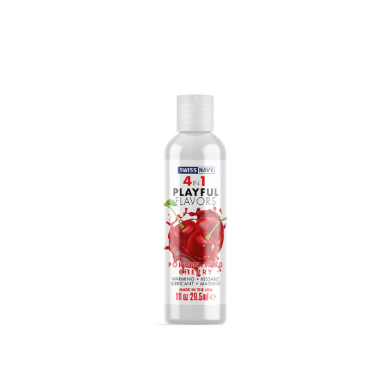 Lubrikant 4 v 1 s příchutí divoké třešně - 30 ml