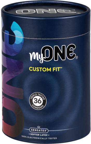 MyOne Maxi-Pack: Custom Fit, size 45C, 36 condoms