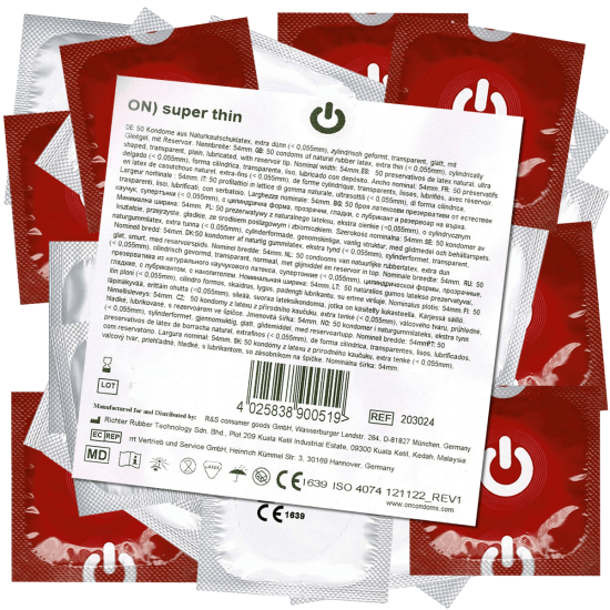 On) Bulk-Pack: Super Thin, 50 thin condoms