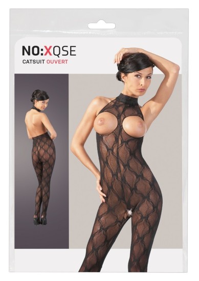 Catsuit s otevřeným poprsím, S–L