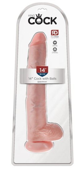 Dildo King Cock 35,6 cm s varlaty