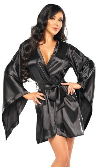 Beauty NIght Samira peignoir black