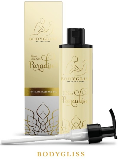 Silikonový masážní olej Pina Colada Paradise (150 ml)