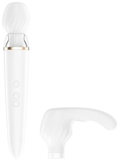 Satisfyer Double Wand-er App White