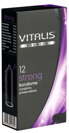 Vitalis Premium Single: Strong, 12 condoms