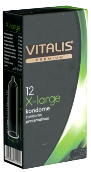 Vitalis Premium Single: X-Large, 12 condoms