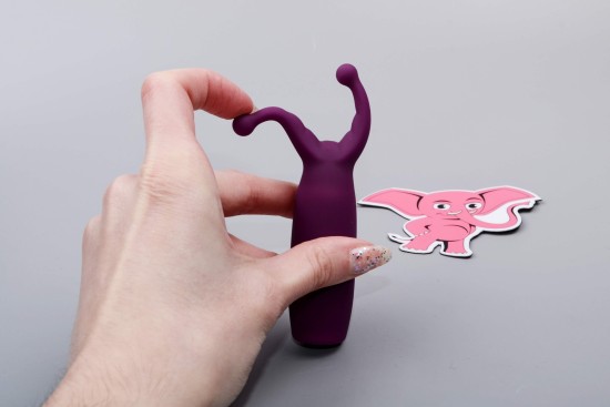 Minivibrátor na klitoris Tickle Me fialový (10,4 cm)