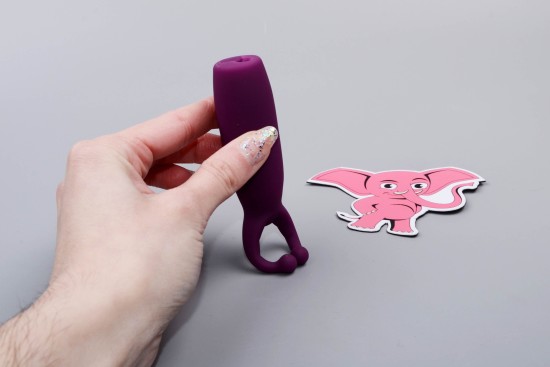 Minivibrátor na klitoris Tickle Me fialový (10,4 cm)