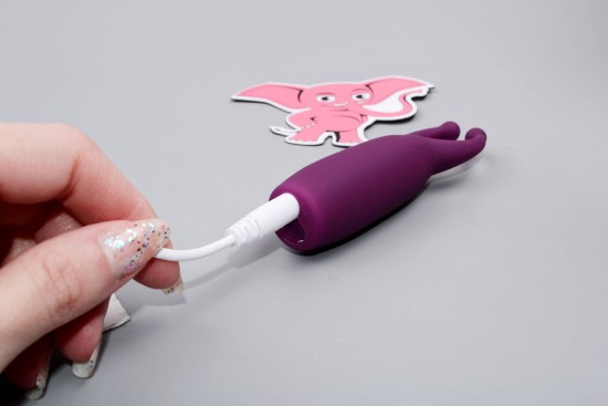 Minivibrátor na klitoris Tickle Me fialový (10,4 cm)