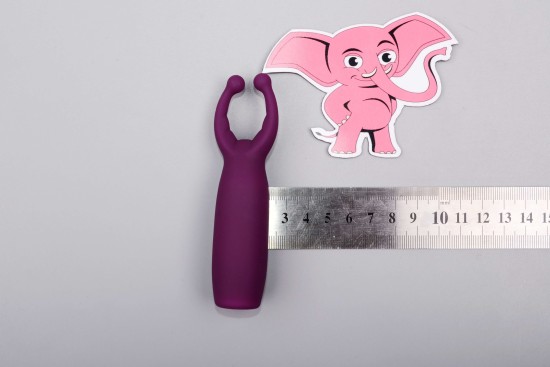 Minivibrátor na klitoris Tickle Me fialový (10,4 cm)