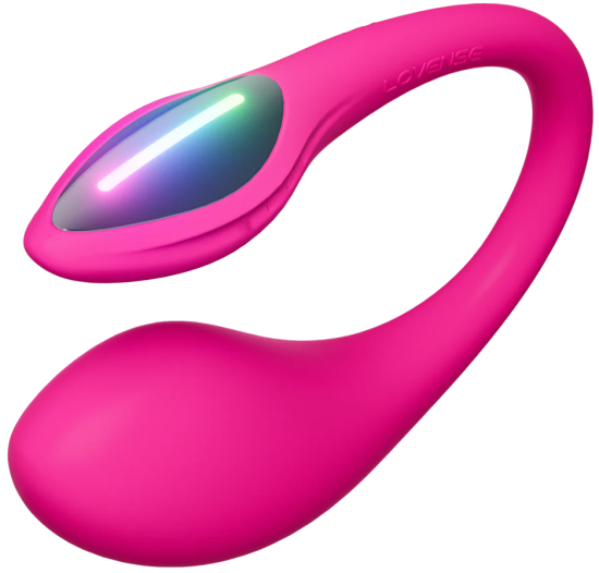 Lovense Lush Mini - Powerful Remote-controlled Wearable G-Spot Egg Vibrator - Pink