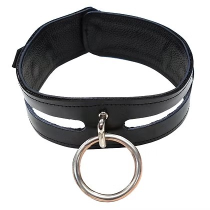 ROUGE Leather Fashion Collar Black