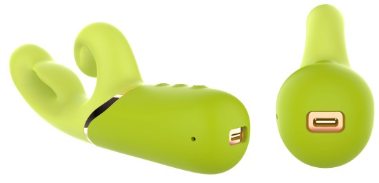 Nafukovací vibrátor s výběžkem na klitoris Full Vibe (23,5 cm)