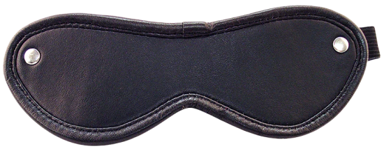 ROUGE Leather Blindfold Eye Mask Puprle