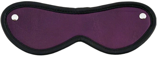 ROUGE Leather Blindfold Eye Mask Puprle