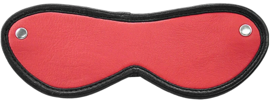 ROUGE Leather Blindfold Eye Mask Puprle