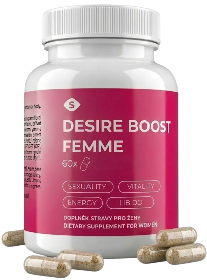 Desire Boost Femme – doplněk stravy pro ženy (60 kapslí)