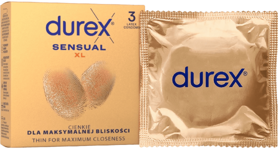 Durex Sensual – XL kondomy (10 ks)