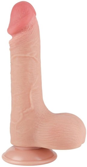 Lovetoy 7.5'' Sliding Skin Dual Layer Dong Flesh III