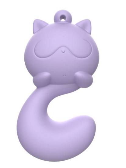 Vibrační klíčenka Kitty Tail