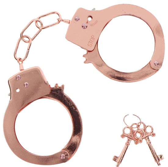 ToyJoy Metal Handcuffs rose gold