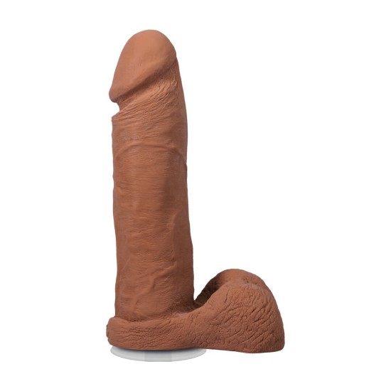 Doc Johnson Realistic Cock with Balls - Removable Vac-U-Lock Suction Cup - ULTRASKYN - 8 / 21 cm - Caramel