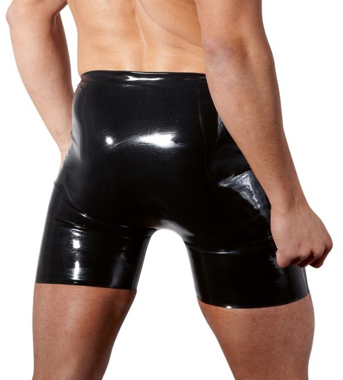 Late X Men's Latex Pants black S