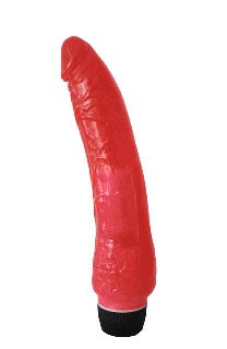 Vibrátor gelový černý,  velikost 20 cm