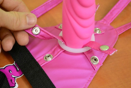 Strap-on Pink Silicone