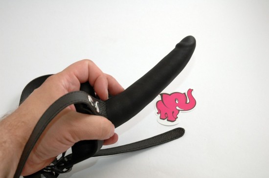 Připínací penis Double Black