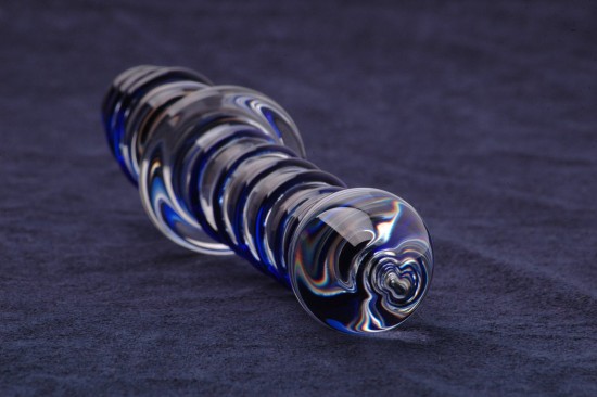 Skleněné dildo Twister love