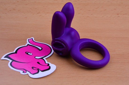 Vibrační erekční kroužek Silicone Rabbit