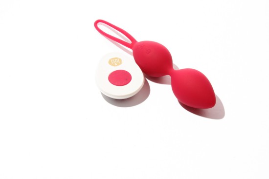 Vibrační Venušiny kuličky na dálkové ovládání Love Balls + dárek Toybag