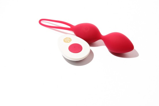 Vibrační Venušiny kuličky na dálkové ovládání Love Balls + dárek Toybag