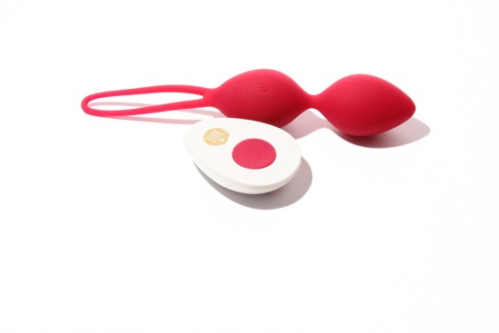 Vibrační Venušiny kuličky na dálkové ovládání Love Balls + dárek Toybag