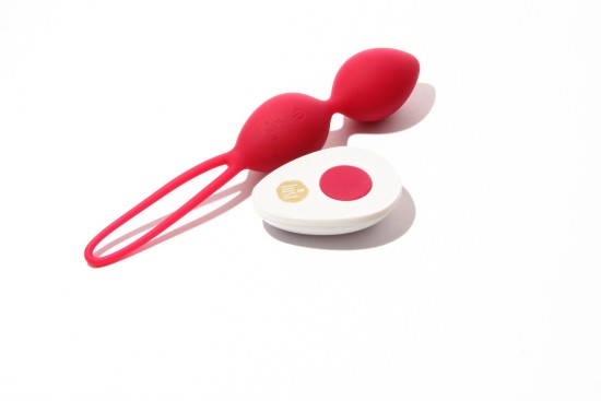Vibrační Venušiny kuličky na dálkové ovládání Love Balls + dárek Toybag