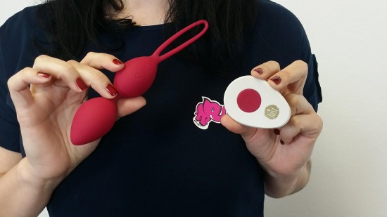 Vibrační Venušiny kuličky na dálkové ovládání Love Balls + dárek Toybag