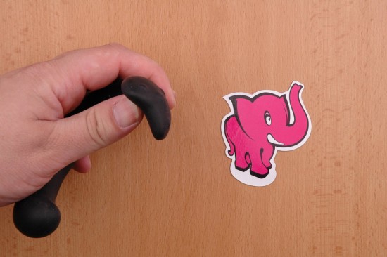 Anální kolík na masáž prostaty Prock, ohýbání v ruce