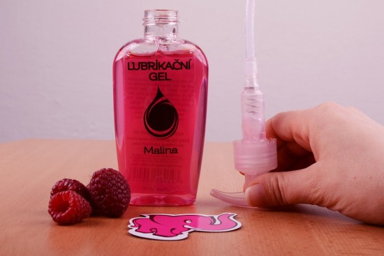 Malinový lubrikační gel (130 ml)