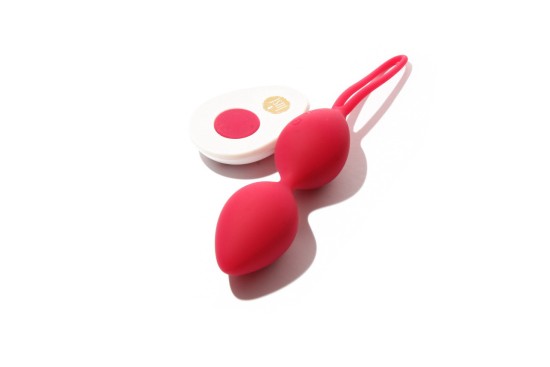 Vibrační Venušiny kuličky na dálkové ovládání Love Balls + dárek Toybag
