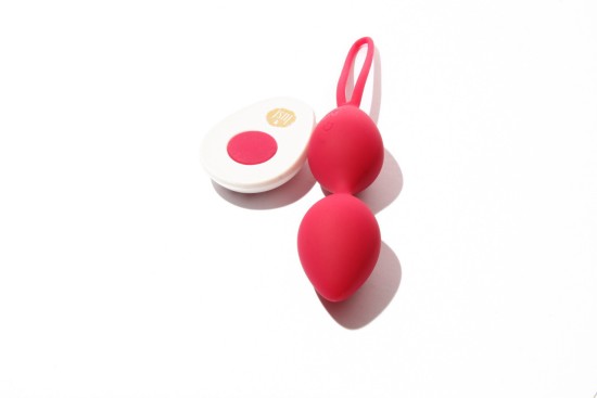 Vibrační Venušiny kuličky na dálkové ovládání Love Balls + dárek Toybag